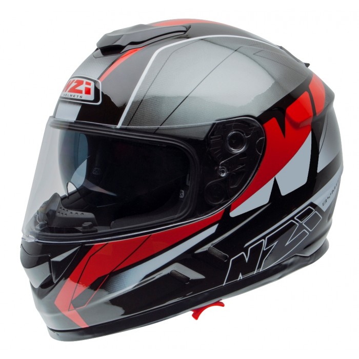 NZI Κράνος Symbio Duo 2 Mega Black/Red ΚΡΑΝΗ